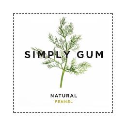 SIMPLY GUM NATURAL FENNEL trademark