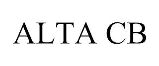 ALTA CB trademark