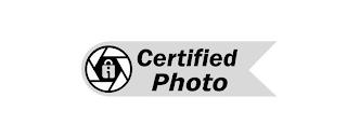 I CERTIFIED PHOTO trademark