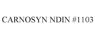 CARNOSYN NDIN #1103 trademark