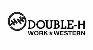 H H DOUBLE-H WORK WESTERN trademark