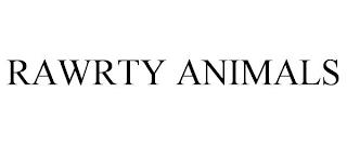 RAWRTY ANIMALS trademark