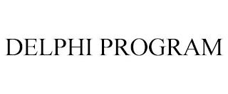 DELPHI PROGRAM trademark