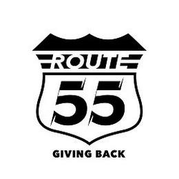 ROUTE 55 GIVING BACK trademark