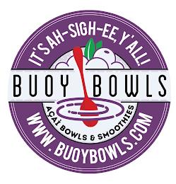 IT'S AH-SIGH-EE, Y'ALL BUOY BOWLS ACAI BOWLS & SMOOTHIES WWW.BUOYBOWLS.COM trademark