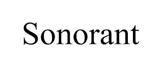 SONORANT trademark