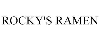 ROCKY'S RAMEN trademark