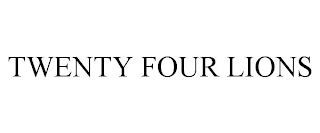 TWENTY FOUR LIONS trademark