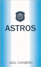 ASTROS AZUL CARIBEÑO trademark