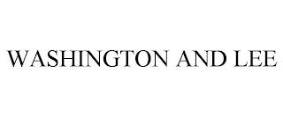 WASHINGTON AND LEE trademark