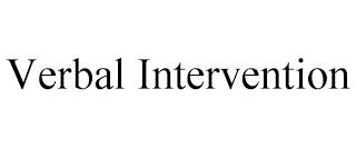 VERBAL INTERVENTION trademark