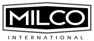 MILCO INTERNATIONAL trademark