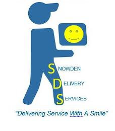 SNOWDEN DELIVERY SERVICES "DELIVERING SERVICE WITH A SMILE" trademark