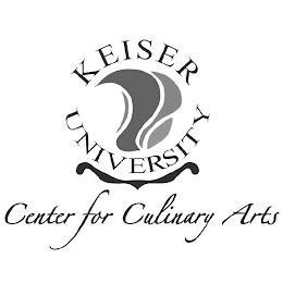 KEISER UNIVERSITY CENTER FOR CULINARY ARTS trademark