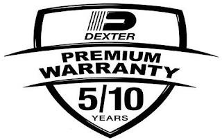 D DEXTER PREMIUM WARRANTY 5/10 YEARS trademark