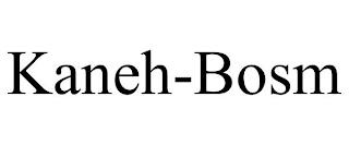 KANEH-BOSM trademark