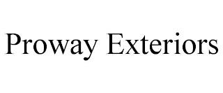 PROWAY EXTERIORS trademark