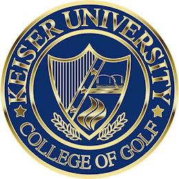 KEISER UNIVERSITY COLLEGE OF GOLF trademark