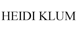 HEIDI KLUM trademark