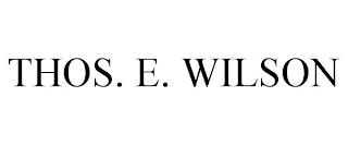 THOS. E. WILSON trademark