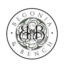 B&B BEGONIA & BENCH trademark