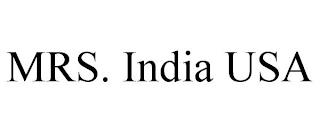 MRS. INDIA USA trademark