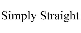 SIMPLY STRAIGHT trademark