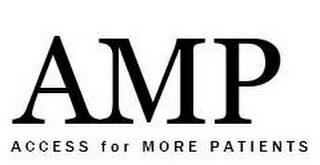 AMP ACCESS FOR MORE PATIENTS trademark