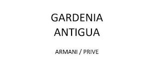 GARDENIA ANTIGUA ARMANI / PRIVE trademark