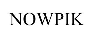 NOWPIK trademark