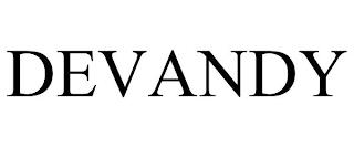 DEVANDY trademark