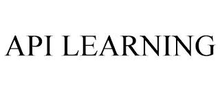 API LEARNING trademark