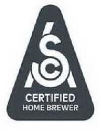 SCA CERTIFIED HOME BREWER trademark