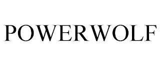 POWERWOLF trademark