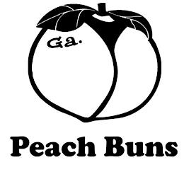 GA. PEACH BUNS trademark