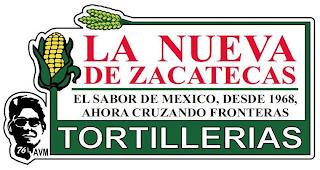 LA NUEVA DE ZACATECAS, EL SABOR DE MEXICO, DESDE 1968, AHORA CRUZANDO FRONTERAS, TORTILLERIAS 76 AVM trademark