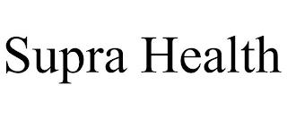 SUPRA HEALTH trademark