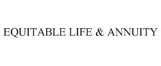 EQUITABLE LIFE & ANNUITY trademark