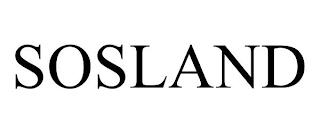 SOSLAND trademark