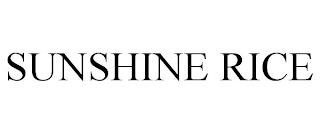 SUNSHINE RICE trademark