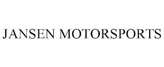 JANSEN MOTORSPORTS trademark