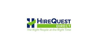 H HIREQUEST DIRECT THE RIGHT PEOPLE AT THE RIGHT TIME trademark