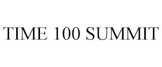 TIME 100 SUMMIT trademark