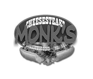 MONK'S CHEESESTEAKS & CHEESEBURGERS EST. 1990 trademark