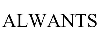 ALWANTS trademark