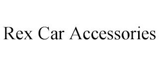 REX CAR ACCESSORIES trademark