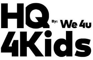 HQ 4KIDS BY: WE 4U trademark