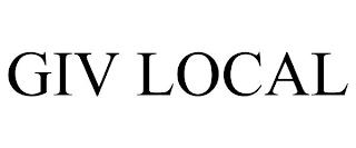 GIV LOCAL trademark