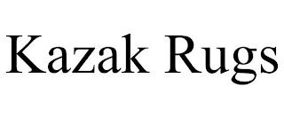 KAZAK RUGS trademark