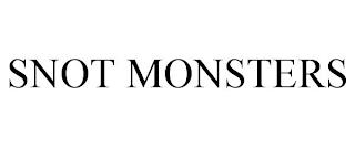 SNOT MONSTERS trademark